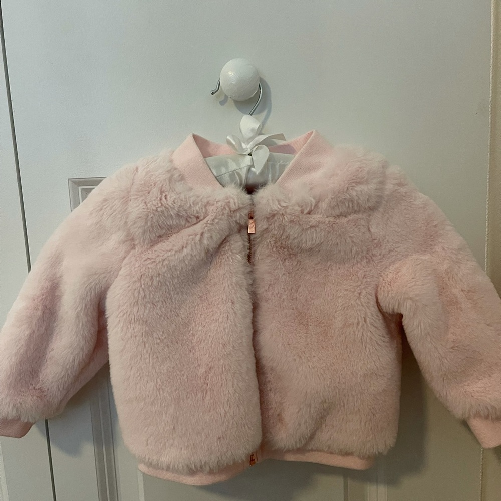 Baby faux fur jacket